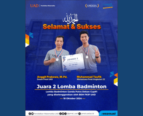 Juara 2 lomba badminton