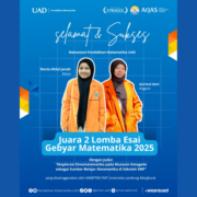 Tim Mahasiswi PMat UAD Raih Juara 2 Lomba Esai