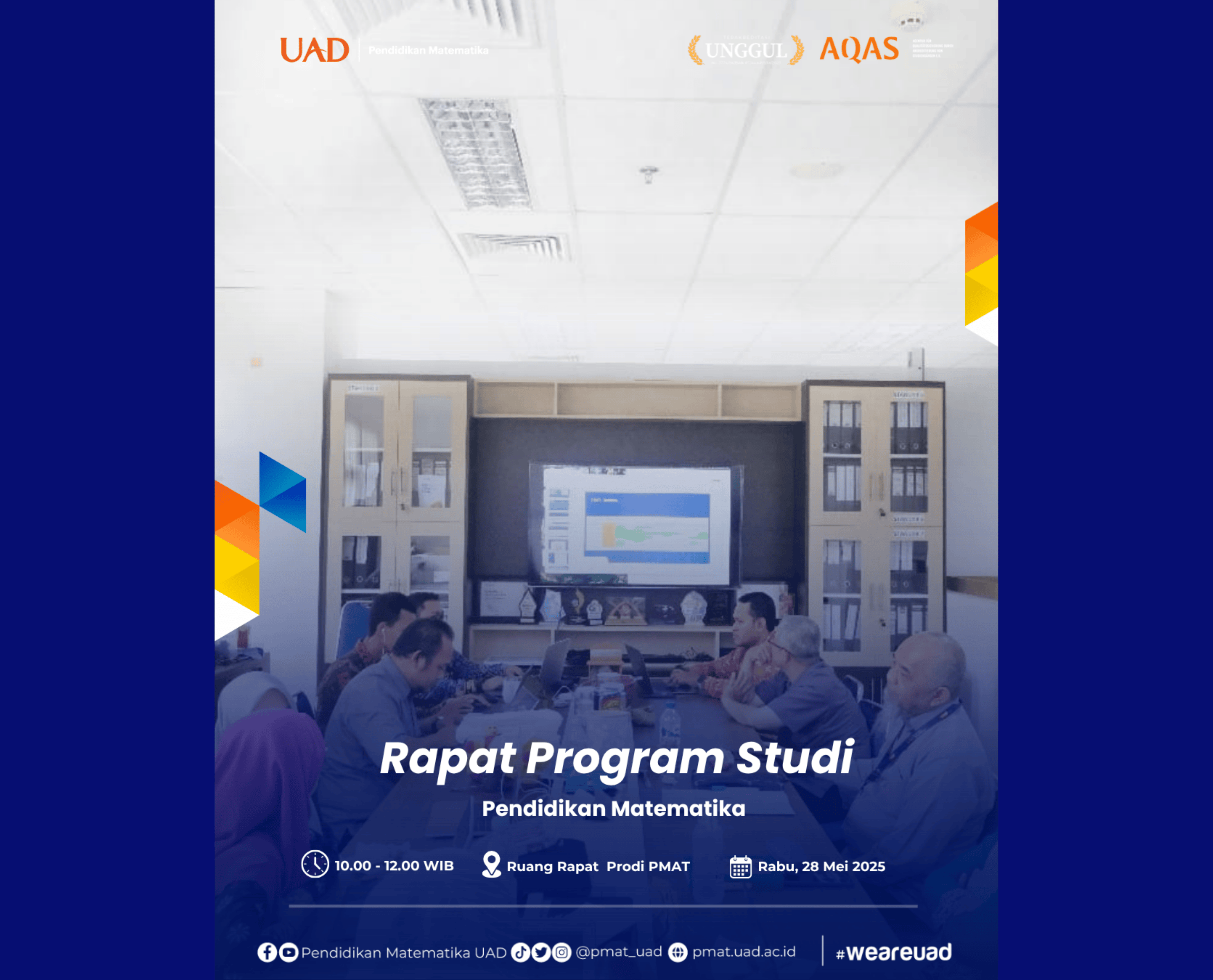 Rapat Prodi Pendidikan Matematika UAD Bahas PJJ dan Benchmarking ...